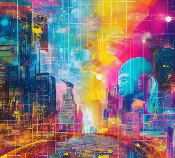 创意与未来设计的艺术与科技动态海报视觉盛宴