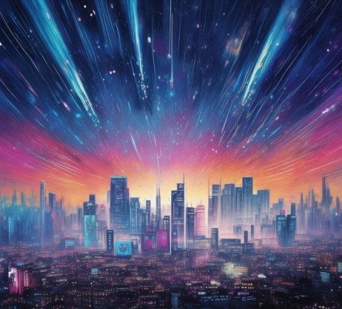 科技的天空，创新的光芒—科技与创新的优美画卷