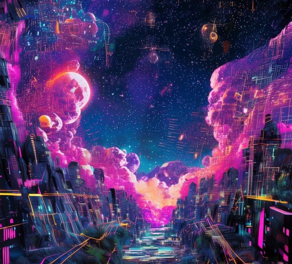 暗夜炫彩科技动态壁纸,科技与艺术的奇妙融合 暗夜炫彩科技动态壁纸,科技与艺术的奇妙融合